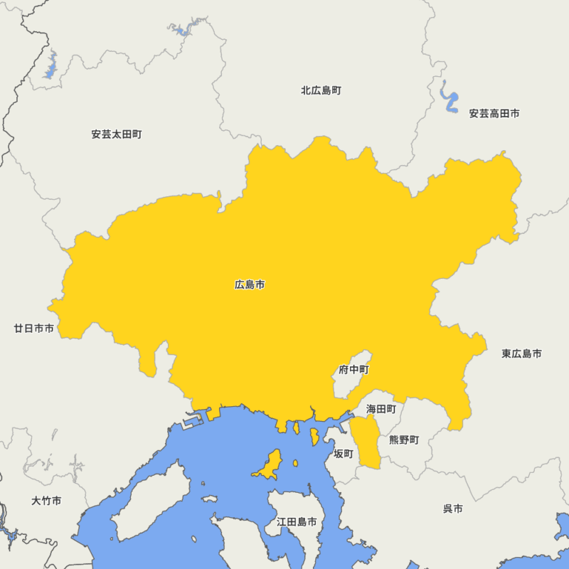 広島市マップ